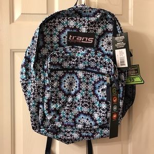 NWT Blue & Purple Kaleidoscope Backpack